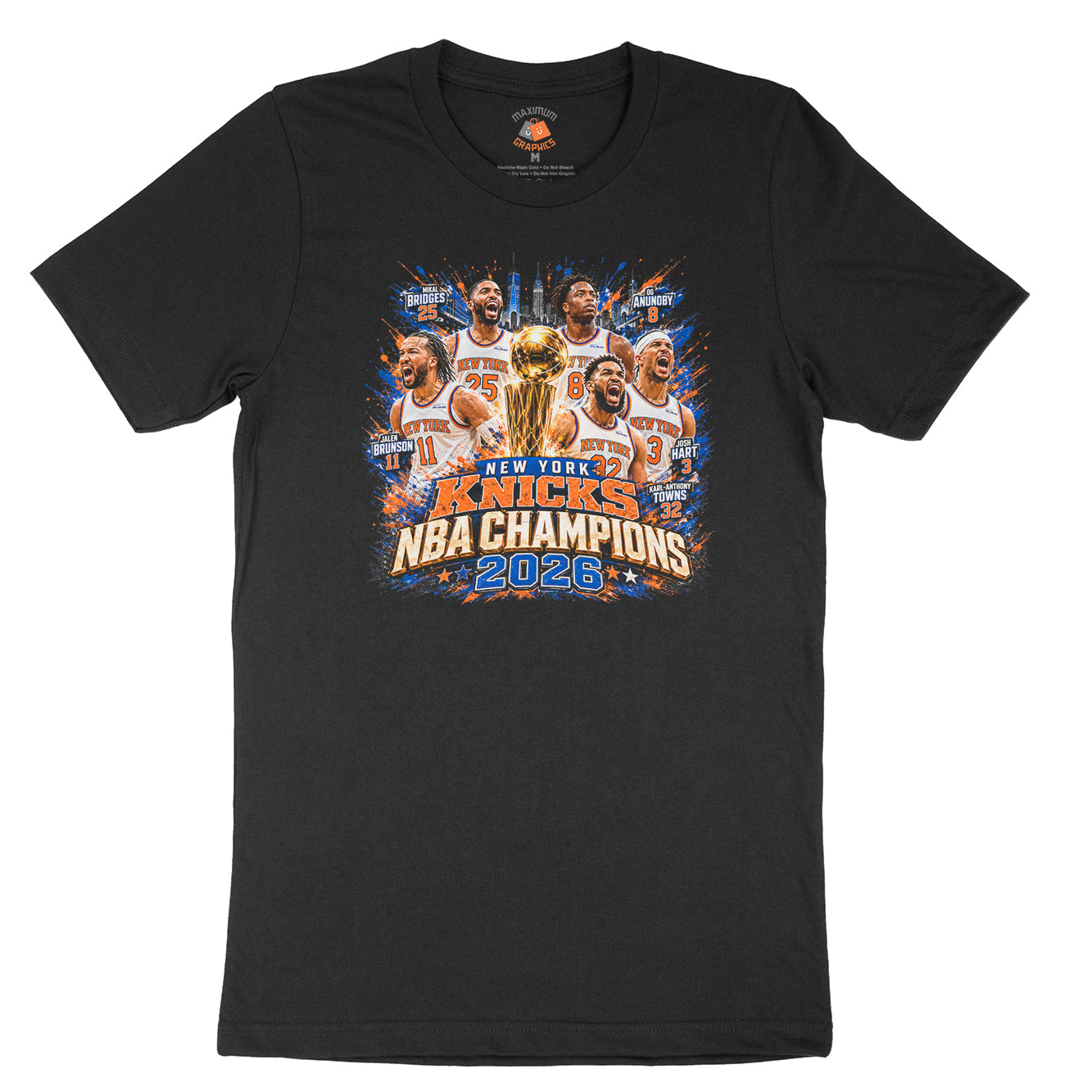 NY NBA Champs Black