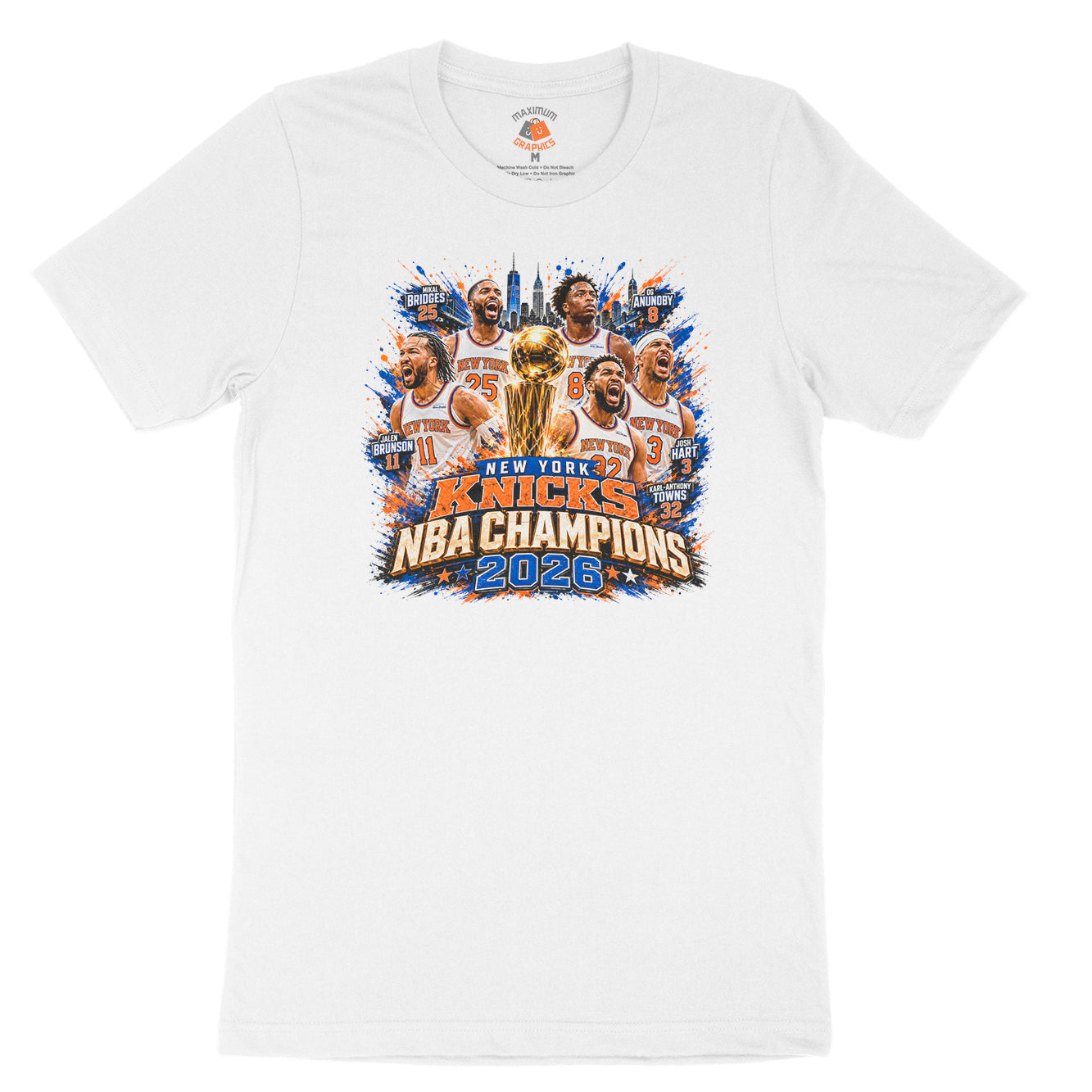 NY NBA Champs White