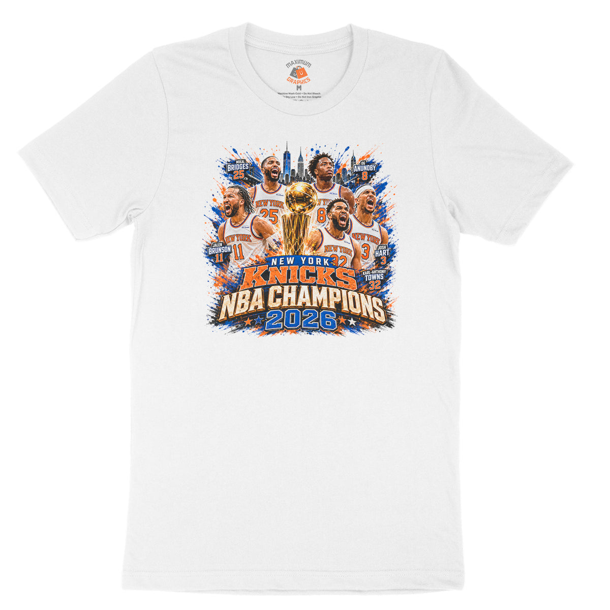 NY NBA Champs White